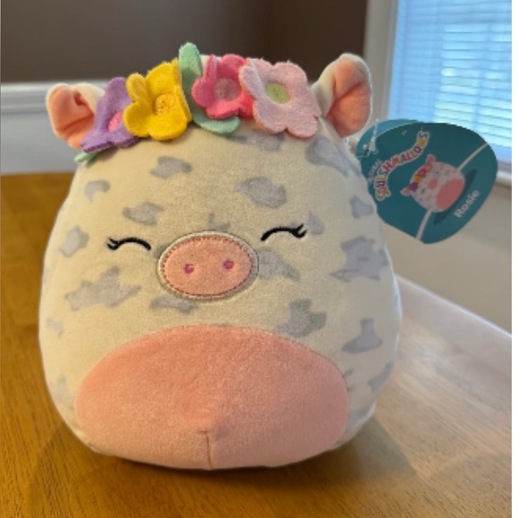 NWT Squishmallows Rosie Flower Headband/Crown 8” - Picture 1 of 6